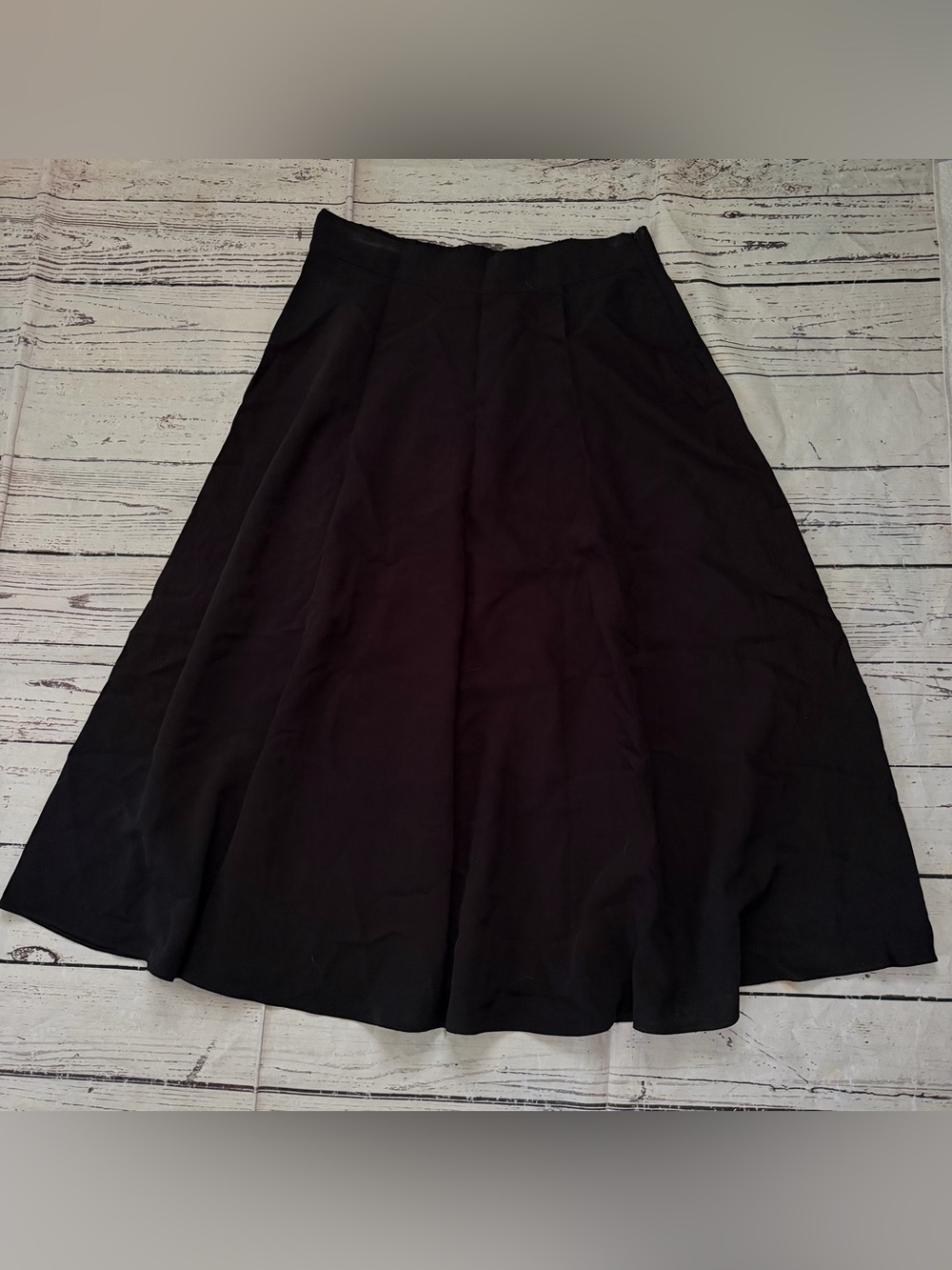 Classic Black A-Line Women's Skirt